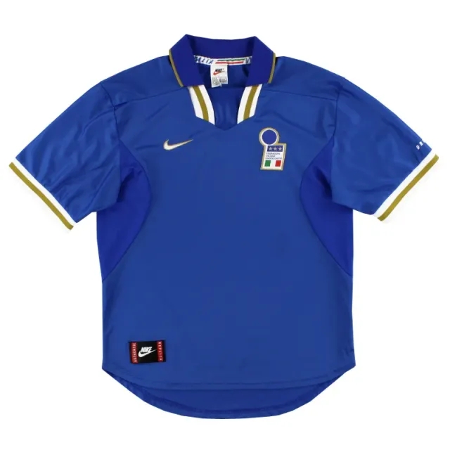 1996-97 Italy Nike Home Shirt L - Italy / Excellent 