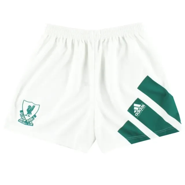 1991-92 Liverpool adidas Away Shorts S - Liverpool / Excellent 