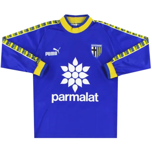 1995-97 Parma Puma Player Issue Training Shirt L/S XS - Parma / Excellent 