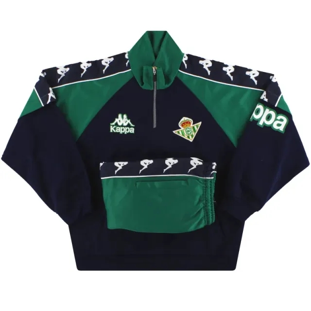 1995-97 Real Betis Kappa Tracksuit S - Real Betis / Very Good 