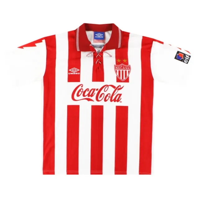 1995-96 Necaxa Umbro Home Shirt *Mint* L - Other World Clubs / Mint 