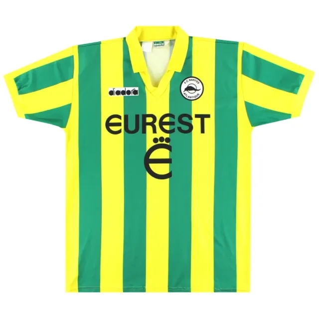 1994-95 Nantes Diadora Home Shirt XL - Other French Clubs / Excellent 