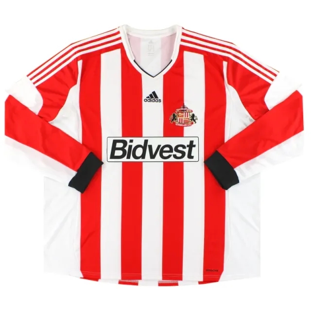 2013-14 Sunderland adidas Home Shirt L/S XXXL - Sunderland / Excellent 
