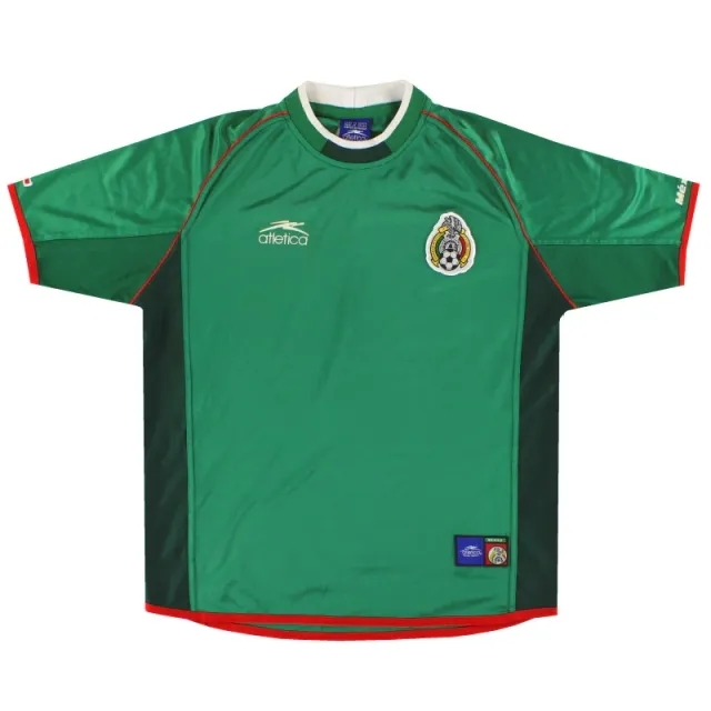 2001-02 Mexico Nike Home Shirt M - Mexico / Excellent 