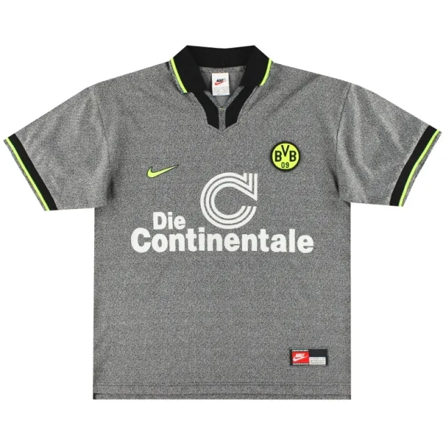 1997-98 Borussia Dortmund Nike Away Shirt M - Dortmund / Excellent 