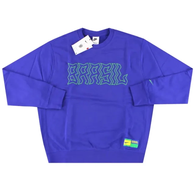 2023 Brazil Nike NSW Club Crew Sweatshirt *BNIB* L - Brazil / BNIB 