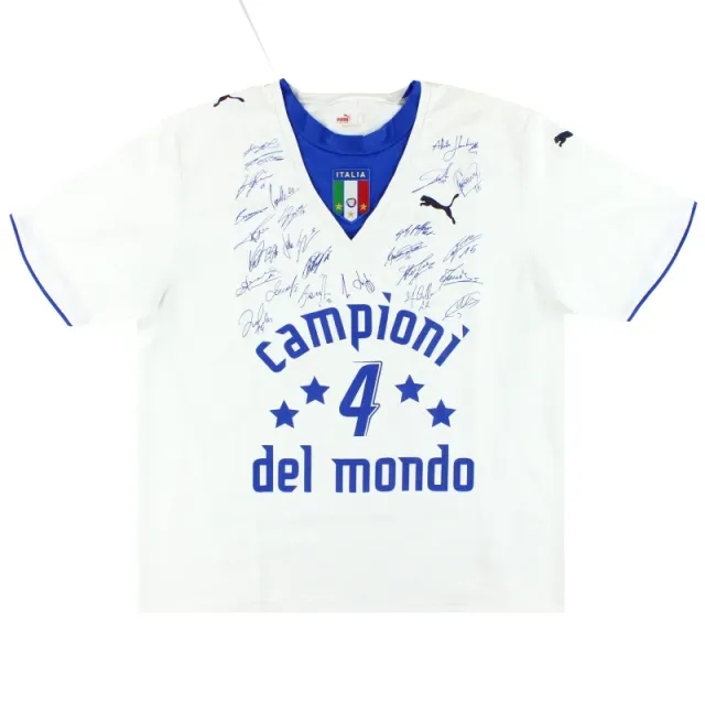 2006-07 Italy Puma 'Campioni Del Mundo' Away Shirt XXL - Italy / Excellent 