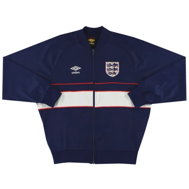 1984-87 England Umbro Track Jacket S - England / Excelelnt 