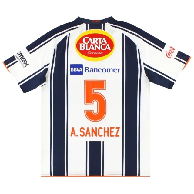2008-09 Monterrey Nike Home Shirt Sanchez #5 XL - Central and South American Clubs / Excellent 