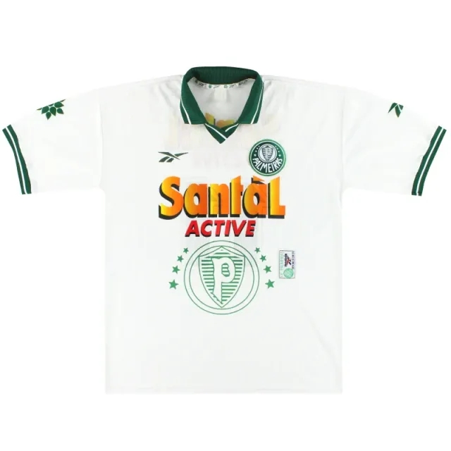 1998 Palmeiras Reebok Away Shirt #11 L - Central and South American Clubs / Excellent 