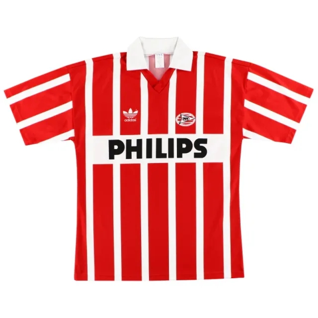 1990-92 PSV Eindhoven adidas Home Shirt #9 (Romario) *Mint* XS - PSV / Mint 