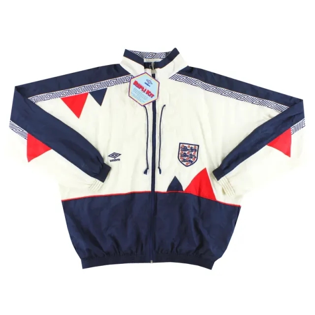 1990-92 England Umbro Shell Jacket *w/tags* XL - England / w/tags 