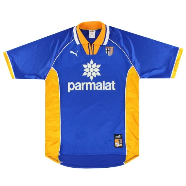 1997-98 Parma Puma Away Shirt *Mint* XL - Parma / Mint 