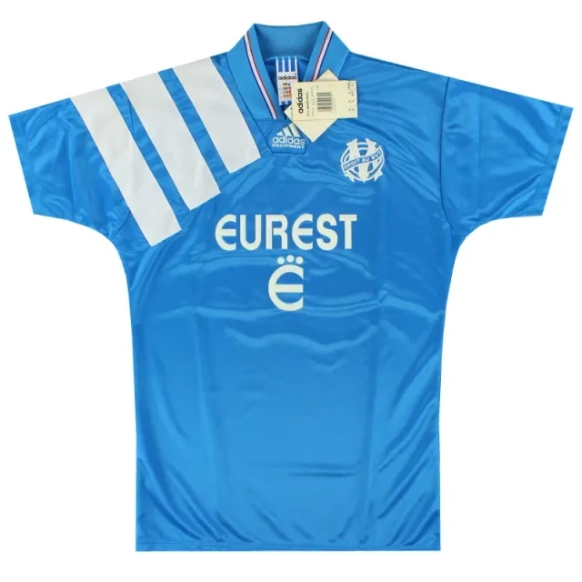 1992-93 Olympique Marseille adidas Away Shirt *w/tags* S - Olympique Marseille / w/tags 