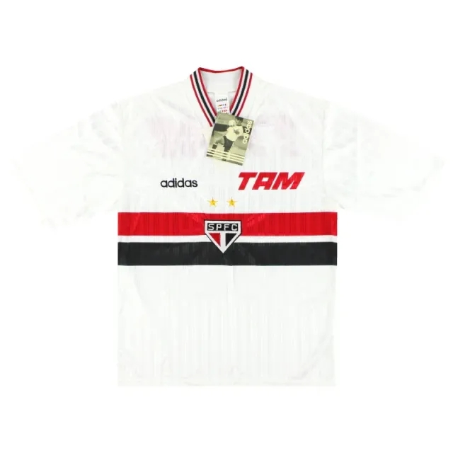 1996 Sao Paulo adidas Home Shirt *w/tags* M - Central and South American Clubs / w/tags 