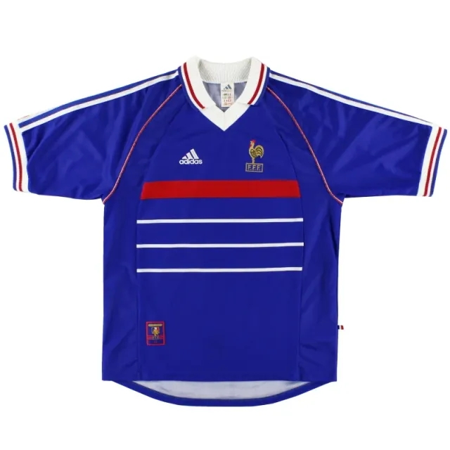 1998 France adidas Home Shirt L - France / Excellent 