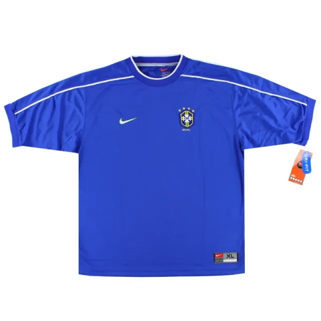 1998-00 Brazil Nike Away Shirt *w/tags* XL - Brazil / w/tags 