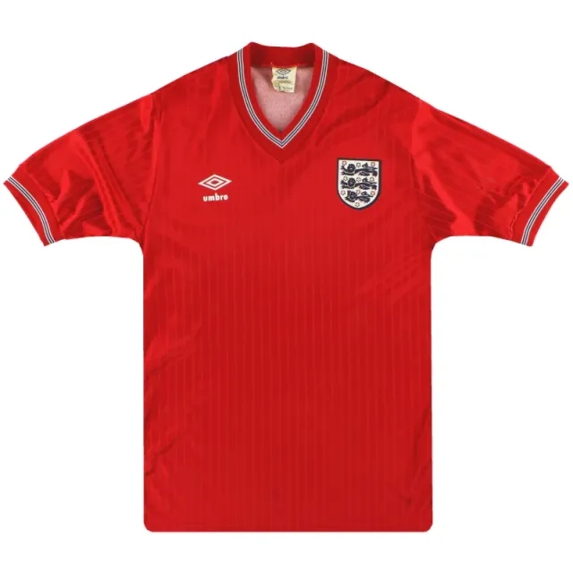 1984-87 England Umbro Away Shirt *Mint* L.Boys - England / Mint 