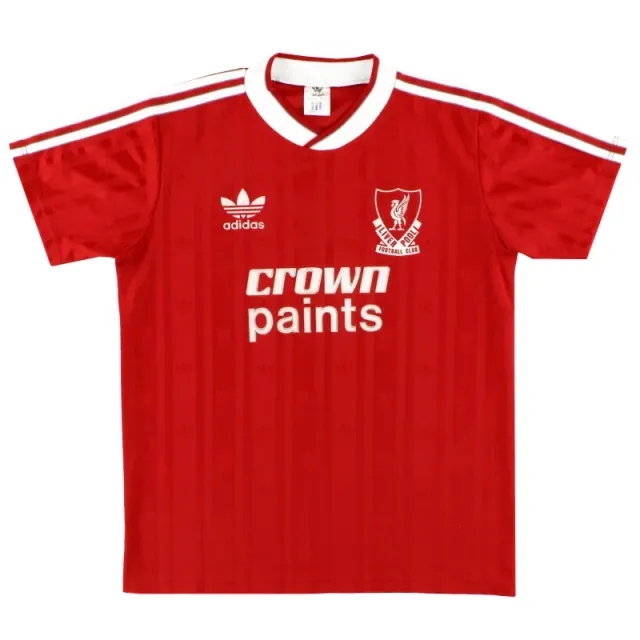 1987-88 Liverpool adidas Home Shirt M - Liverpool / Very Good 