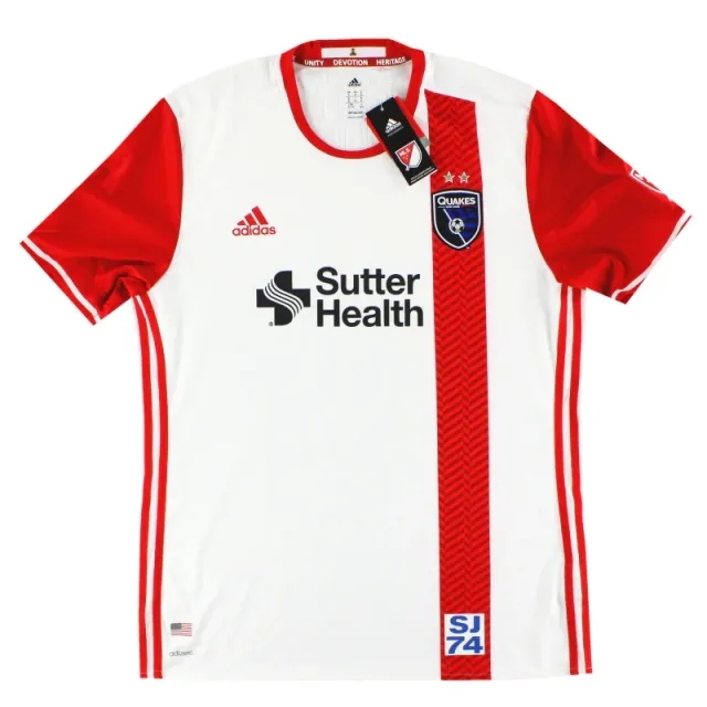2017 San Jose Earthquakes adidas Player Issue Away Shirt *w/tags* XL - USA Soccer Clubs / w/tags 