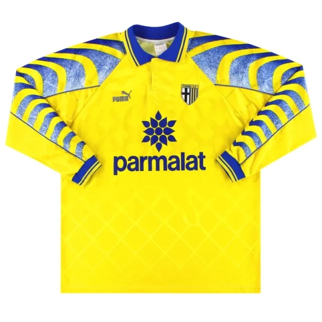 1995-96 Parma Puma Third Shirt L/S XL - Parma / Excellent 