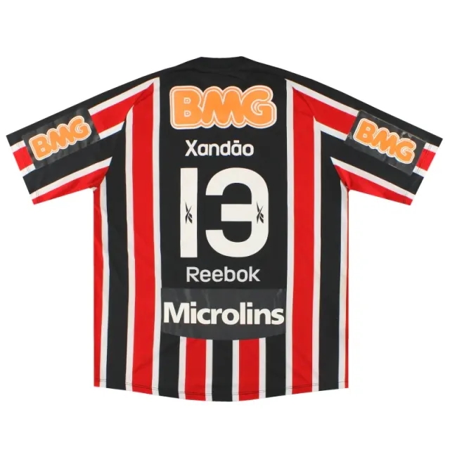 2010 Sao Paulo Reebok Match Issue Away Shirt Xandao #13 L - Central and South American Clubs / Excellent 