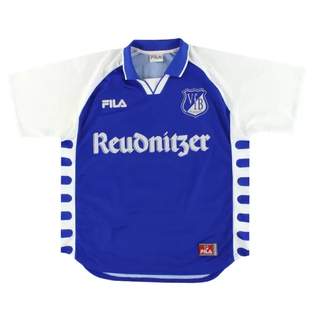 2000-01 VFB Leipzig Fila Home Shirt M - Hamburg / Excellent 