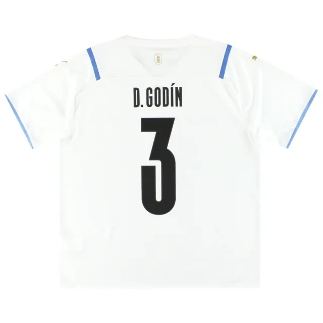 2021-22 Uruguay Puma Away Shirt D.Godin #3 *w/tags* XL - South American / w/tags 