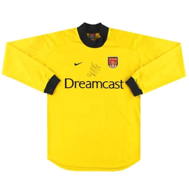 2000-01 Arsenal Nike 'Signed' Goalkeeper Shirt *Mint* L - Arsenal / Mint 