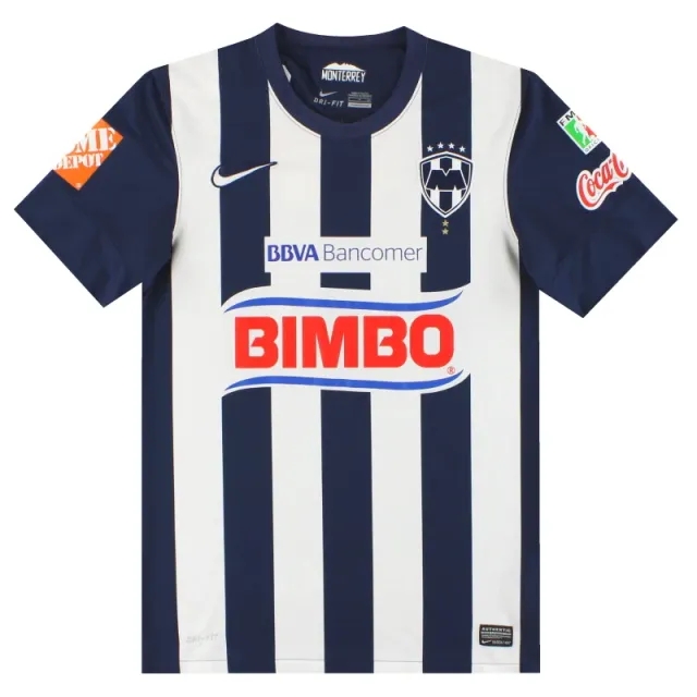 2012-13 Monterrey Nike Home Shirt S - Central and South American Clubs / Excellent 