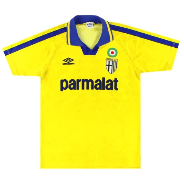 1992-93 Parma Umbro Away Shirt M - Other Italian Clubs / Excellent 