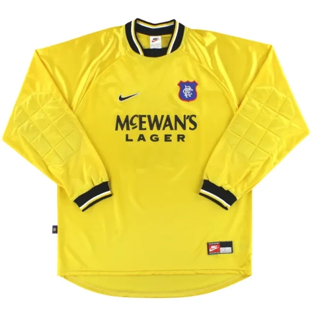 1997-99 Rangers Nike Goalkeeper Shirt L - Rangers / Excellent 