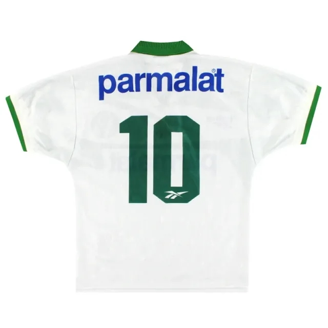 1996 Palmeiras Reebok Away Shirt #10 S - Central and South American Clubs / Excellent 