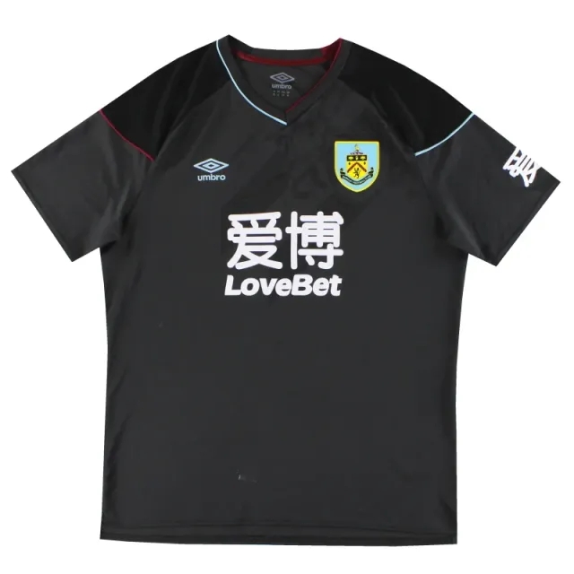 2020-21 Burnley Umbro Away Shirt XL - Burnley / Excellent 