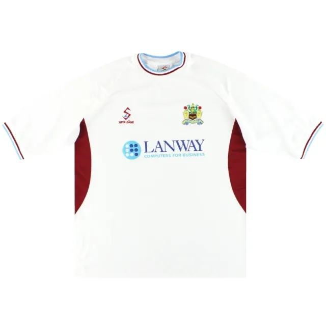 2001-02 Burnley Super League Away Shirt XXL - Burnley / Excellent 