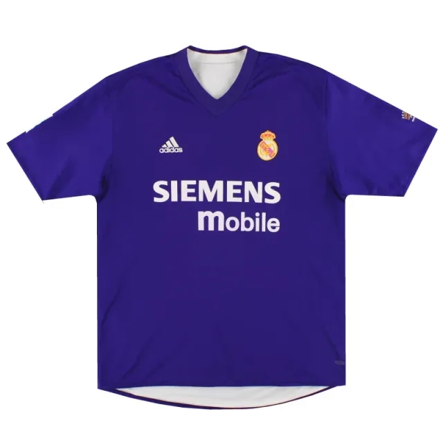 2002-03 Real Madrid adidas Centenary Reversible Third Shirt L - Real Madrid / Excellent 