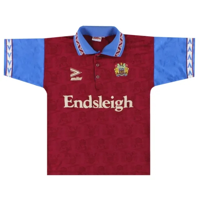 1995-96 Burnley Mitre Home Shirt XS - Burnley / Very good 