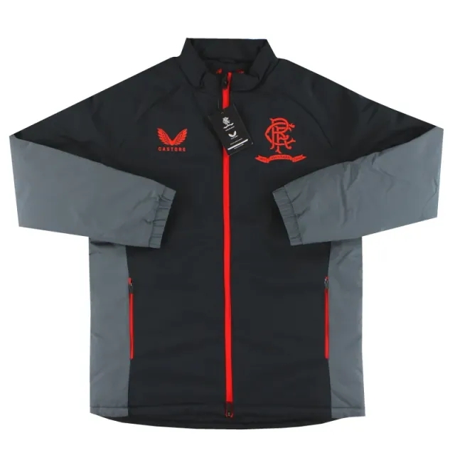 2021-22 Rangers '150 Year Anniversary' Castore Coaches Hybrid Bench Jacket *BNIB* M - Rangers / w/tags 