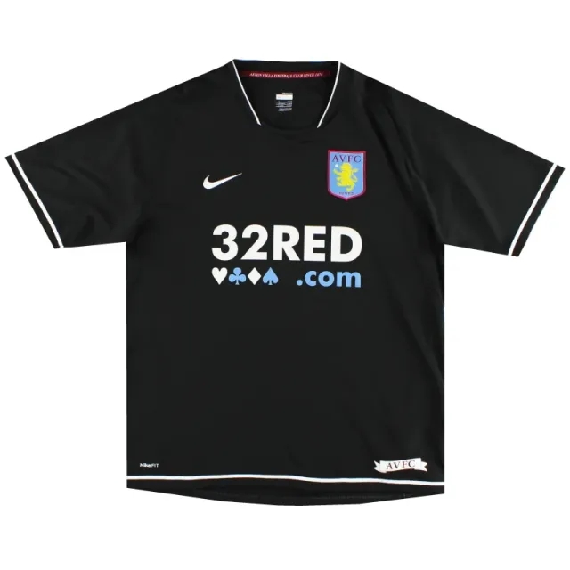 2007-08 Aston Villa Nike Third Shirt M - Aston Villa / Excellent 