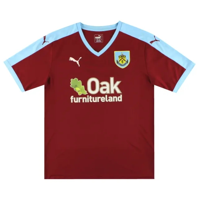 2015-16 Burnley Puma Home Shirt L - Burnley / Excellent 