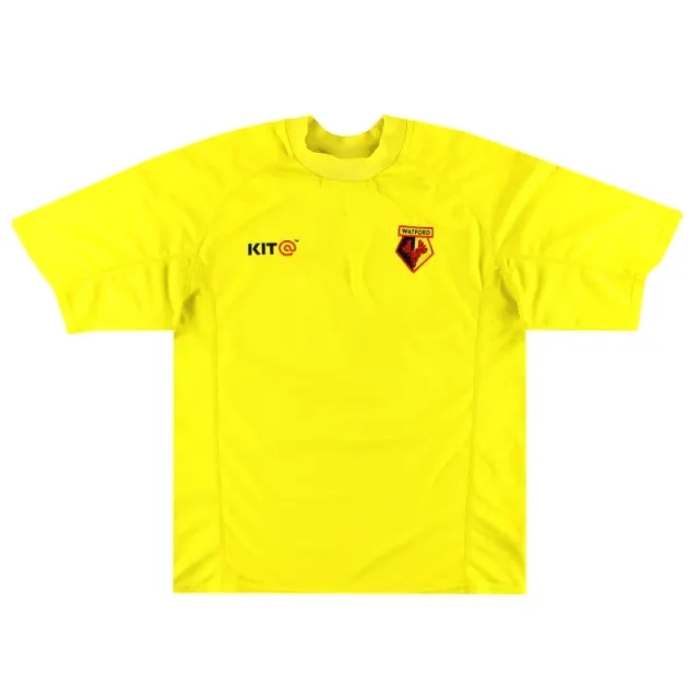 2001-02 Watford Home Shirt M - Watford / Excellent 