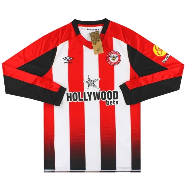 2023-25 Brentford Umbro Home Shirt L/S *w/tags* XXL - Brentford / w/tags 