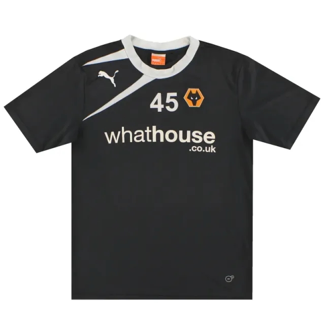 2013-14 Wolves Puma Player Issue Training Shirt #45 M - Wolves / Excellent 