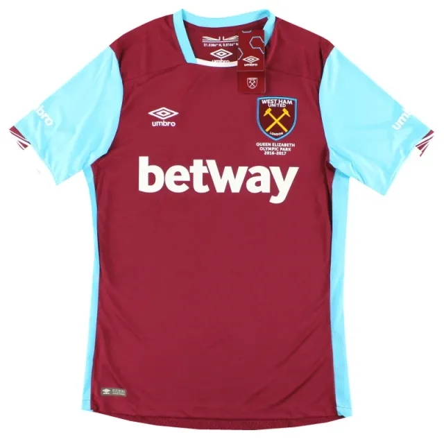 2016-17 West Ham Umbro Home Shirt *w/tags* M - West Ham / w/tags 
