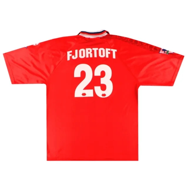 1996-97 Middlesbrough Errea Player Issue Home Shirt Fjortoft #23 XXL - Middlesbrough / Excellent 