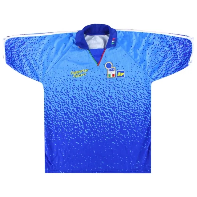 1992-93 Italy Diadora Training Shirt XL - Italy / Excellent 
