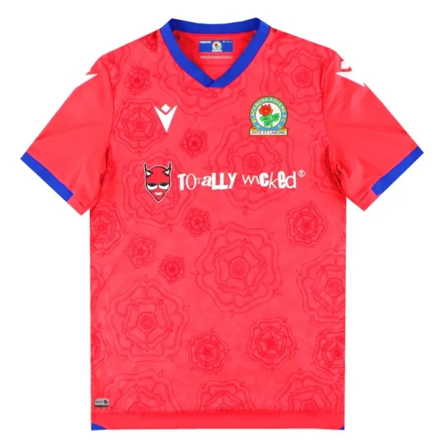 2022-23 Blackburn Macron Third Shirt M - Blackburn Rovers / Excellent 