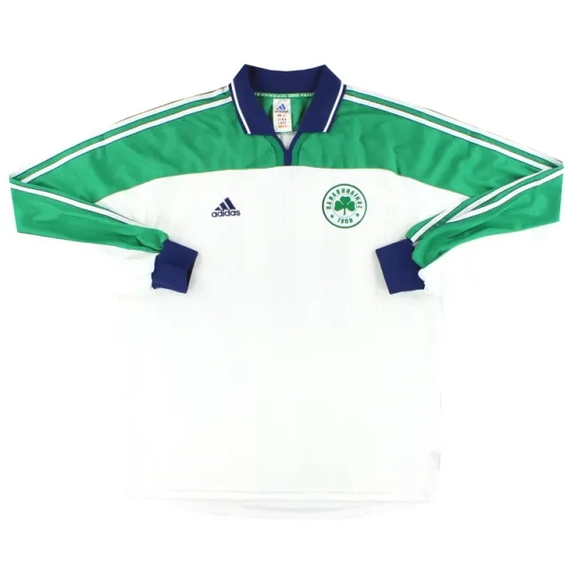 2000-01 Panathinaikos adidas Player Issue Away Shirt L/S *w/tags* XL - Panathinaikos / w/tags 