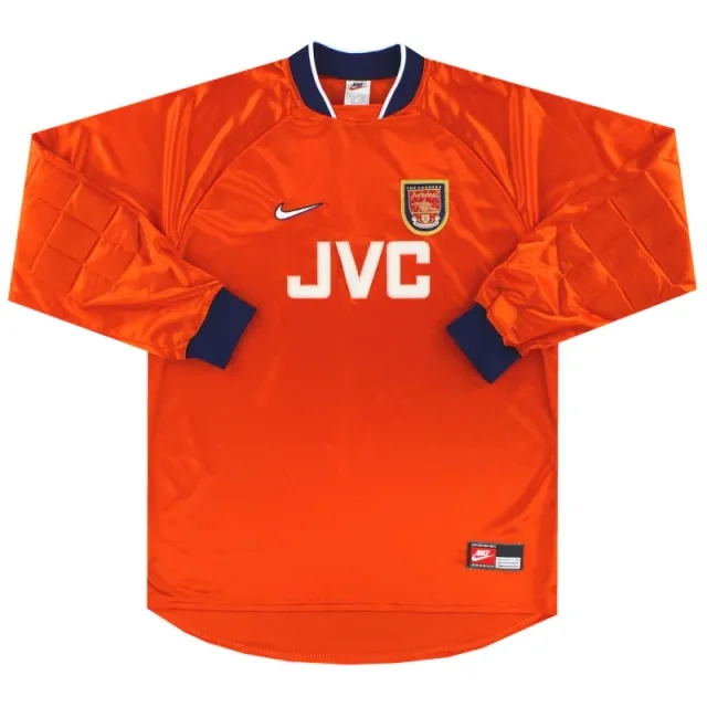 1997-98 Arsenal Nike Goalkeeper Shirt L - Arsenal / Excellent 