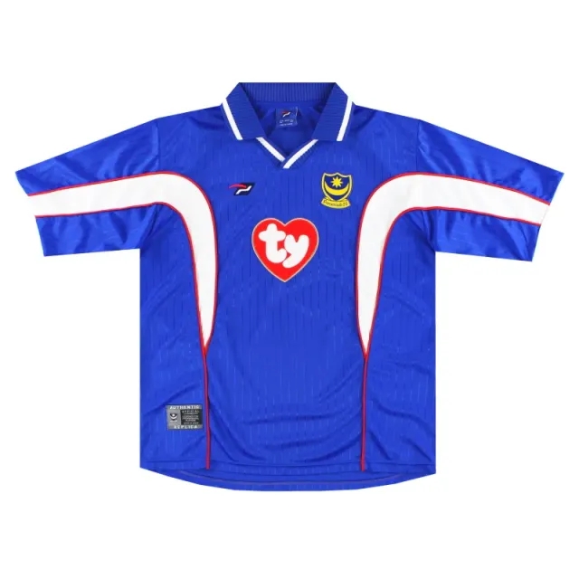 2002-03 Portsmouth Pompey Sport Home Shirt *Mint* XXL - Portsmouth / Mint 